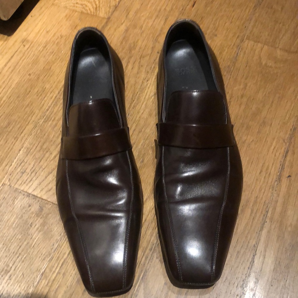 Boss long slip on shoes